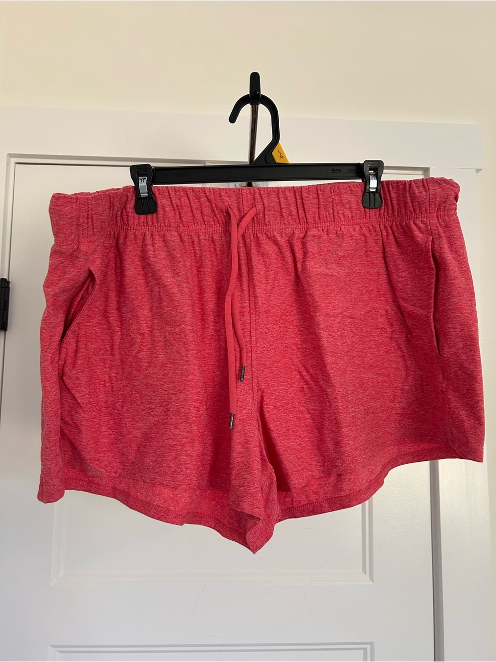 Athletic Works Heather Pink Drawstring Athletic Shorts